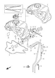 réservoir de carburant (gsx-r1000auf)
