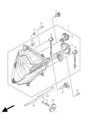 HEADLAMP (GSX650FU E24)