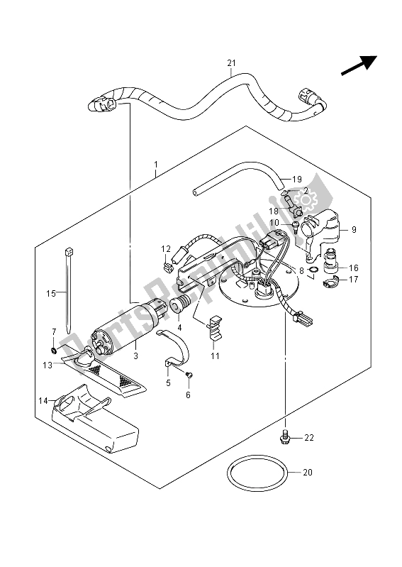 Wszystkie części do Pompa Paliwowa Suzuki VZR 1800 NZR M Intruder 2012