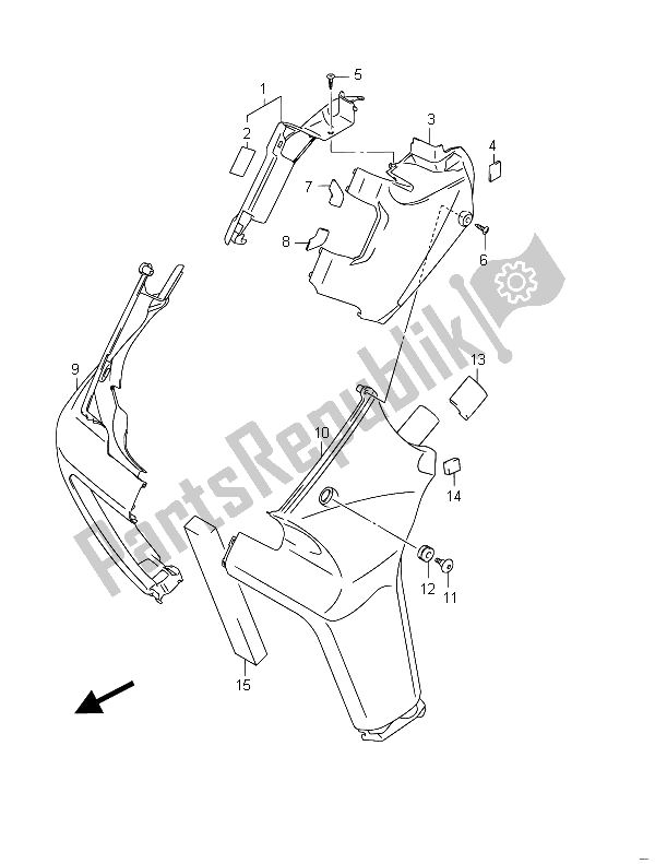 All parts for the Frame Head Cover (vzr1800 E19) of the Suzuki VZR 1800 NZR M Intruder 2011