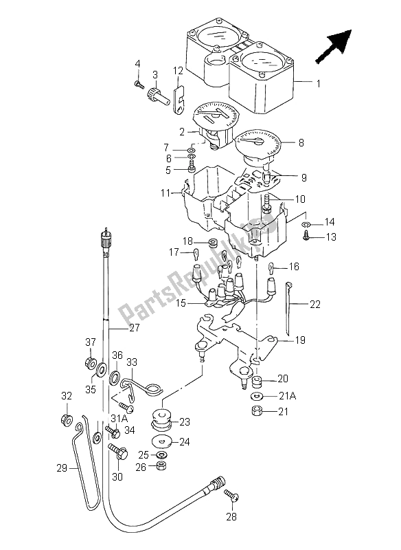 Wszystkie części do Pr? Dko? Ciomierz Suzuki DR 350 SE 1999