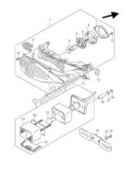 luce posteriore (gsf650a-sa-ua-sua)