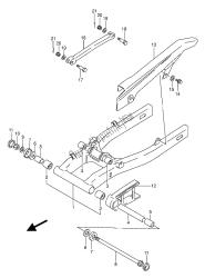 bras oscillant arrière