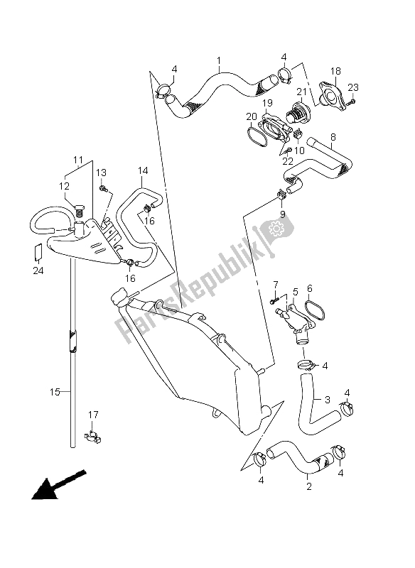 Wszystkie części do W?? Ch? Odnicy Suzuki GSX R 750 2011