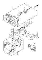 luz de combinación trasera