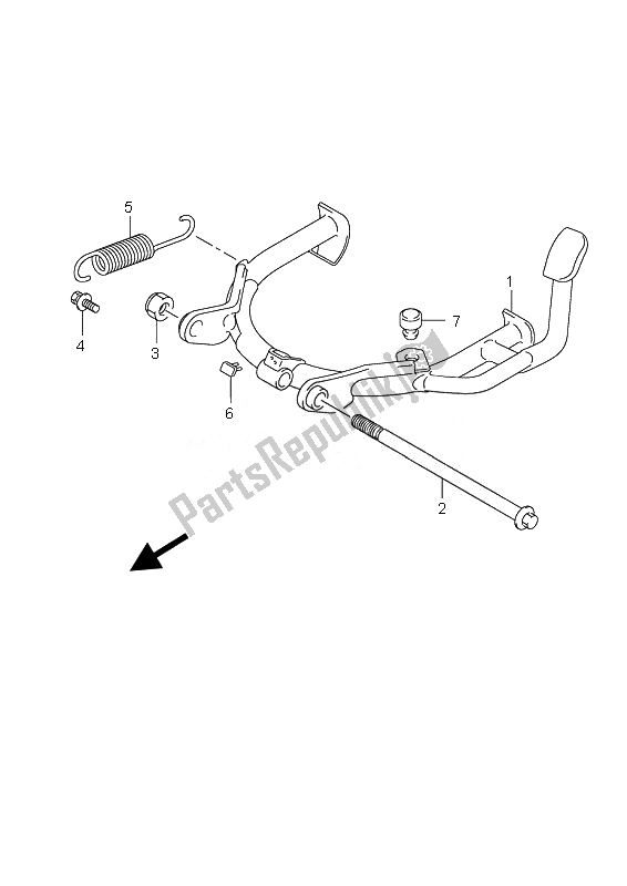 Tutte le parti per il In Piedi del Suzuki UX 125 Sixteen 2010