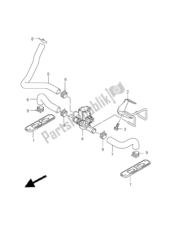 Tutte le parti per il 2a Aria del Suzuki GSX R 600 2009