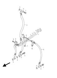 mangueira do freio dianteiro (gsf650-s-su-u)