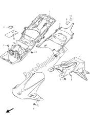 achterspatbord (gsx-r600uf)