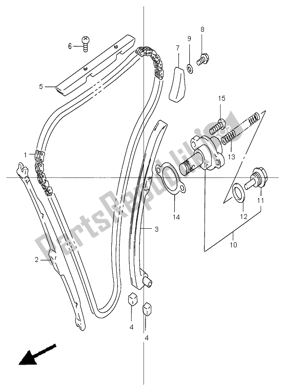 Todas las partes para Cadena De Levas de Suzuki GSF 1200 Nszsz Bandit 2005