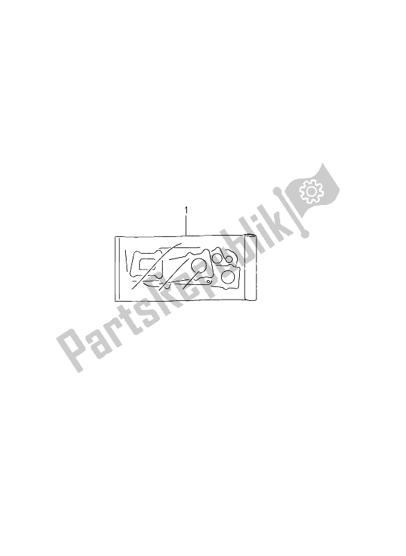 All parts for the Gasket Set of the Suzuki DL 650A V Strom 2012