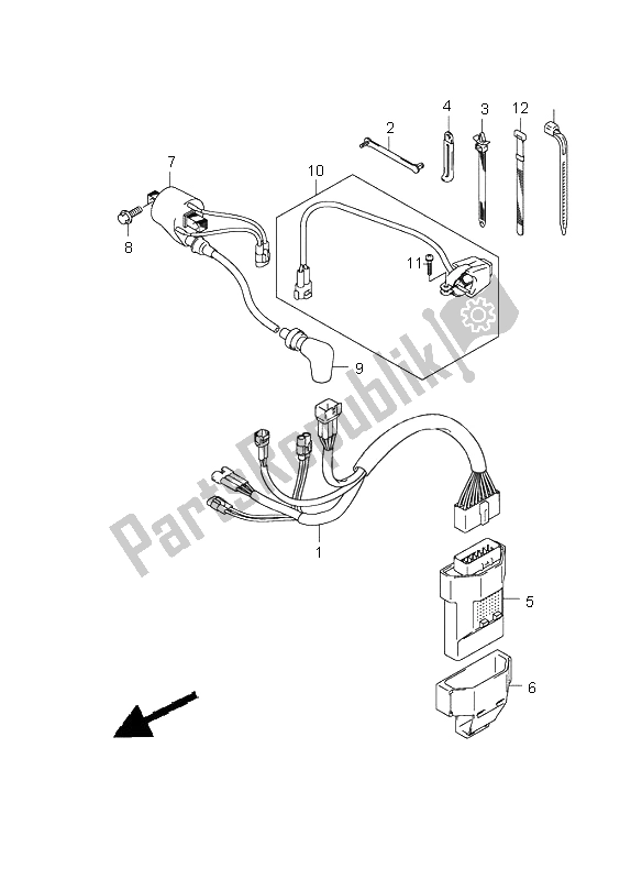 Tutte le parti per il Elettrico del Suzuki RM 250 2005