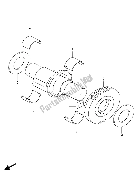 Todas las partes para Equilibrador De Manivela de Suzuki GSX R 750 2015