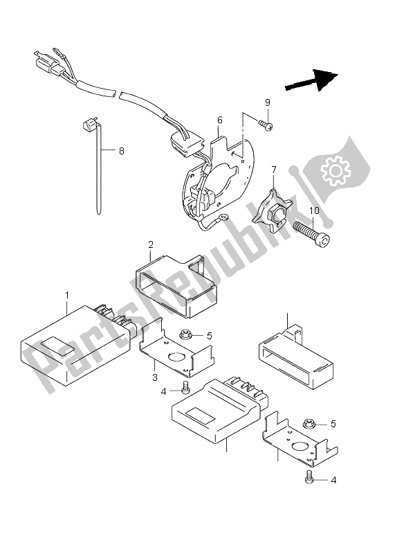 Wszystkie części do Generator Sygna? U Suzuki GSX 600F 2001