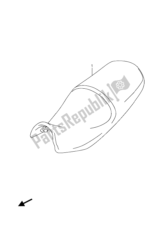 All parts for the Low Seat (optional) of the Suzuki DL 650A V Strom 2015