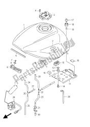 FUEL TANK (GSF1250S E21)