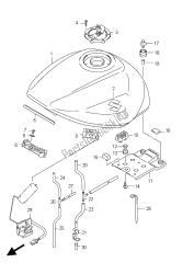 réservoir de carburant (gsf1250s e21)