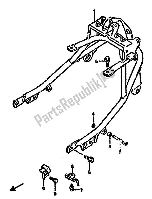 Tutte le parti per il Impugnatura del Suzuki GSX 750F 1992