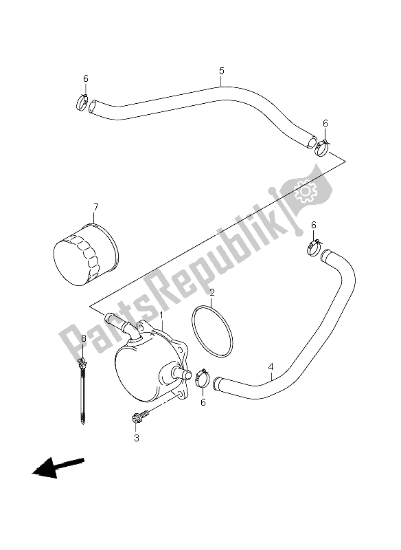 Toutes les pièces pour le Refroidisseur D'huile du Suzuki GSR 600 2006