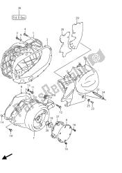 CRANKCASE COVER (VZR1800BZUF E19)