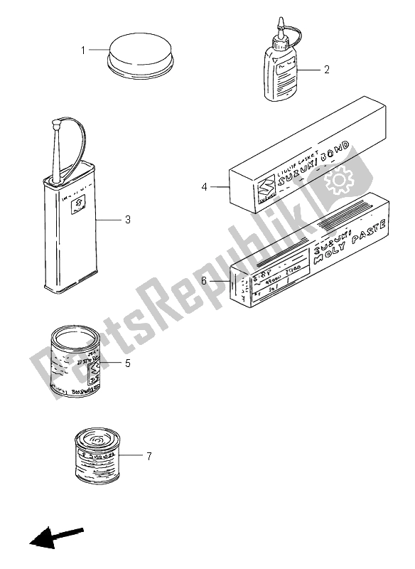 Toutes les pièces pour le Optionnel du Suzuki RF 600R 1996