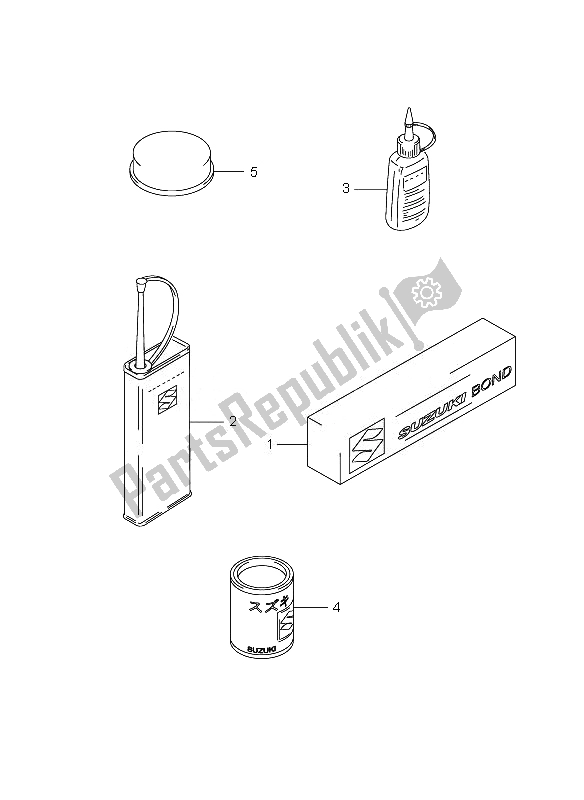 All parts for the Optional of the Suzuki RM Z 250 2007