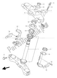 suporte do garfo dianteiro (gsf600-u-z)