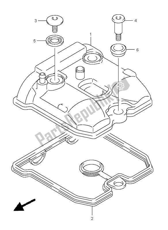 Wszystkie części do Cylinder Suzuki DR Z 400S 2007