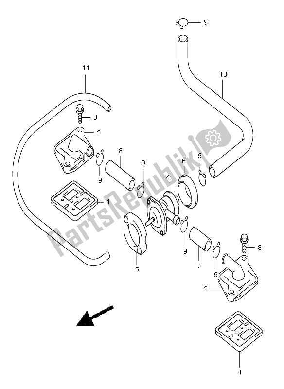 Tutte le parti per il 2a Aria del Suzuki GSX R 750 2001