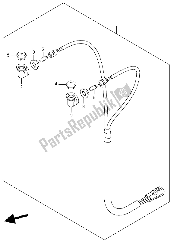 Toutes les pièces pour le Témoin Lumineux du Suzuki LT F 250 Ozark 2004