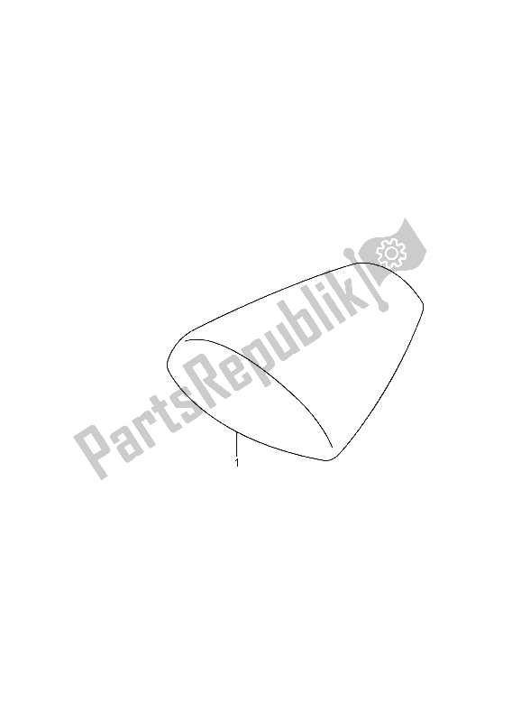 Tutte le parti per il Scatola Della Coda Del Sedile (opzionale) del Suzuki GSX R 750 2016