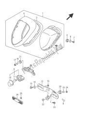 luz de combinación trasera