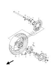 REAR WHEEL (SV650SA-SUA)