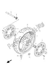 FRONT WHEEL (GSX650FU E21)