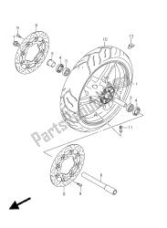 FRONT WHEEL (GSF1250 E24)