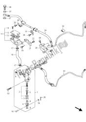 hoofdremcilinder achter (gsx1300rauf e19)