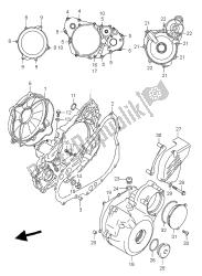 couvercle de carter (dr-z400e)