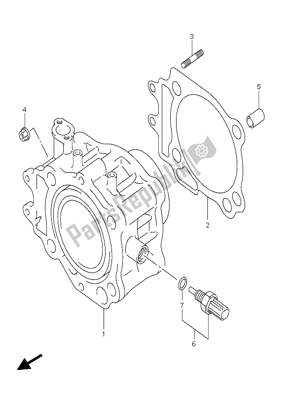 Wszystkie części do Cylinder Suzuki AN 250 Burgman 2005