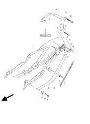 couverture de queue de siège (gsf1200s)