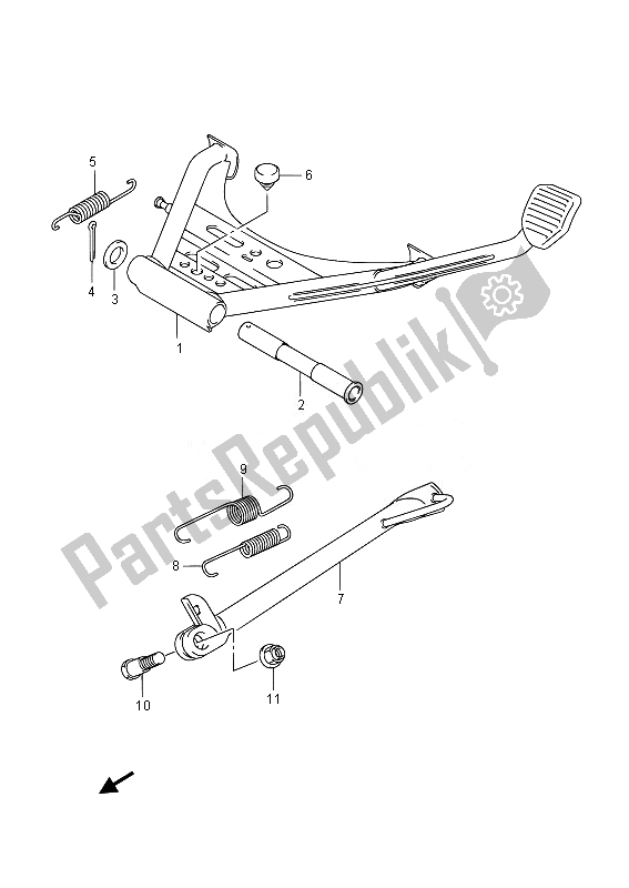 Tutte le parti per il In Piedi del Suzuki UH 200A Burgman 2014