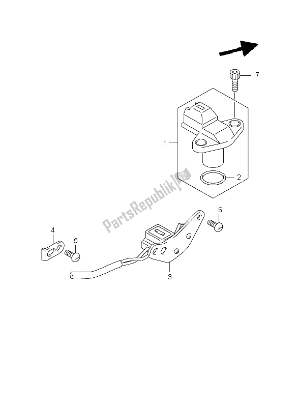 Alle onderdelen voor de Signaal Generator van de Suzuki GSR 600 2006