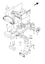 luz de combinación trasera