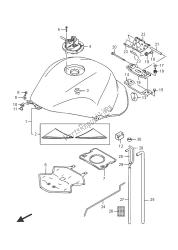 réservoir de carburant (gsx1300ra e19)