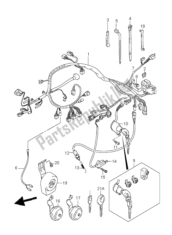 Todas las partes para Arnés De Cableado de Suzuki VL 1500 Intruder LC 2002