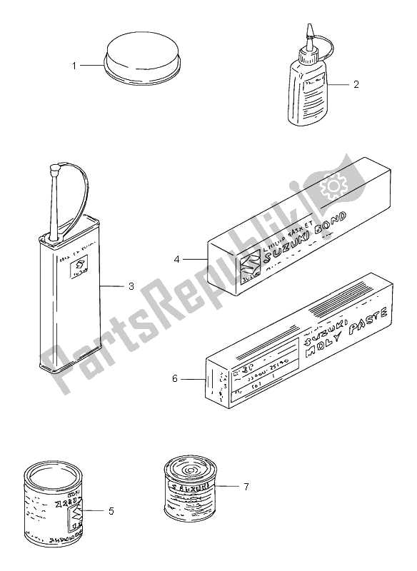 Tutte le parti per il Opzionale del Suzuki VZ 800 Marauder 2002