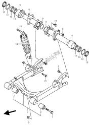 bras oscillant arrière