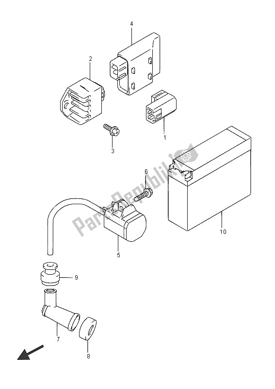 Wszystkie części do Elektryczny Suzuki DR Z 70 2016