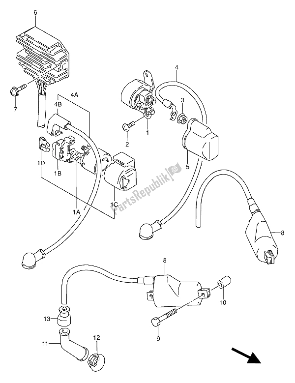 Wszystkie części do Elektryczny Suzuki GS 500 EU 1992