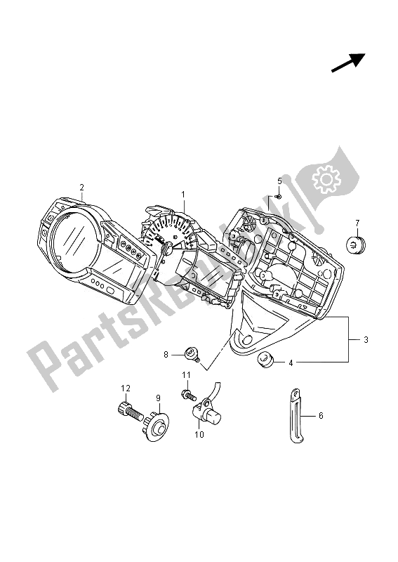 Wszystkie części do Pr? Dko? Ciomierz (gsx-r600uf) Suzuki GSX R 600 2014