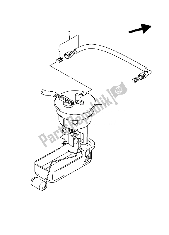 Toutes les pièces pour le Pompe à Essence du Suzuki LT A 700X Kingquad 4X4 2007